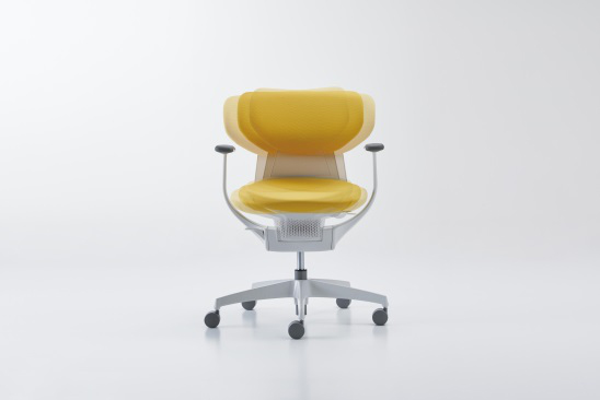 yellow glider chair